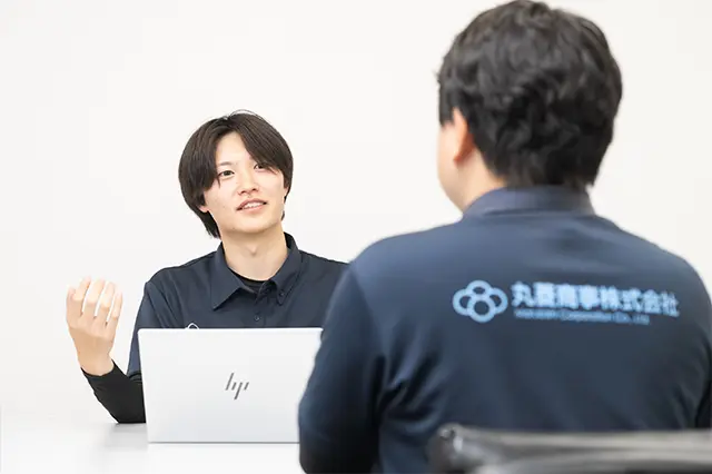 ["困ったときは気軽に","相談できる環境です！"]